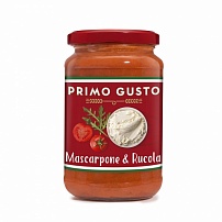 Primo Gusto Соус томатный с Маскарпоне и рукколой 350г стекло