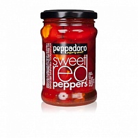 Перец красный сладкий, фаршированный сыром peppеdoro ROYAL MEDITERRANEAN 250г ст/б